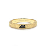 Raw Black Tourmaline Solitaire Ring