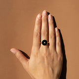 Onyx & Diamond Ring