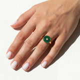 Jade & Diamond Ring