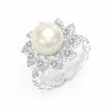 PEARL & DIAMOND MARQUISE Ring - MARCELLO RICCIO®