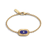 Lapis Lazuli & Diamond Talisman Charm Bracelet, 18K Gold