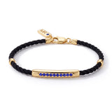 Sapphire Cord 18K Gold Bracelet