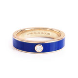Diamond & Hand Painted Enamel Ring