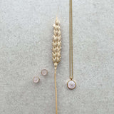 mother of pearl and Diamond Amulet Pendant, 18K Gold