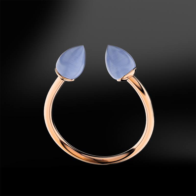 BLUE AGATE Ring
