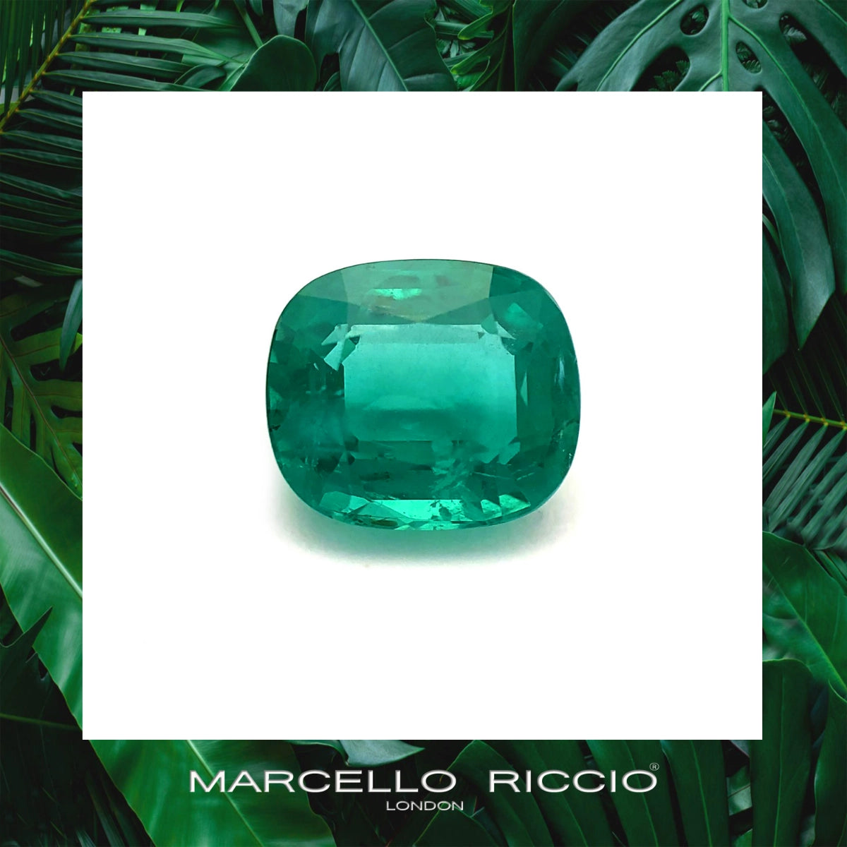fine cushion emerlad chivor mine marcello riccio 