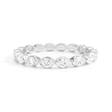 Marquise Diamond Eternity Ring, Platinum