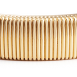 Grain Textured Cuff Bracelet, 18K Gold