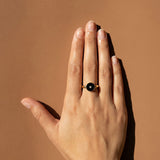 Onyx & Diamond Ring