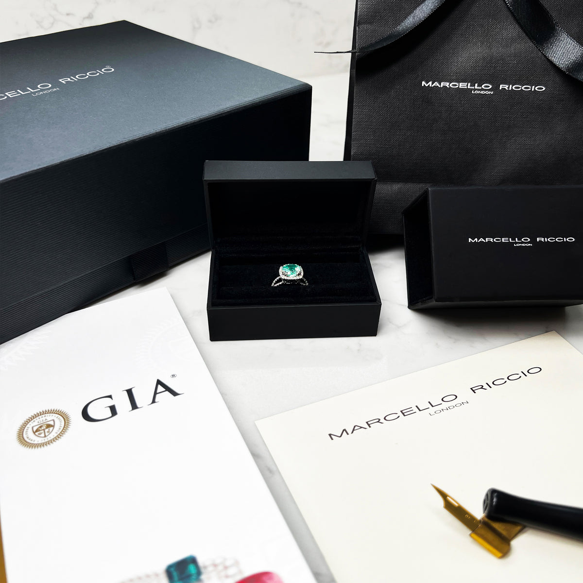 marcello riccio jewellery gift wrapping packaging