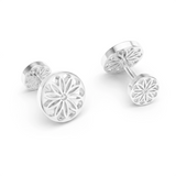 Diamond Mosaic Cufflinks, 18K Gold