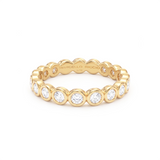 Round Diamond Eternity Ring, 18K Gold