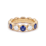 Sapphire & Diamond Eternity Ring