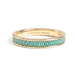 Hand Painted Mosaic Enamel Ring