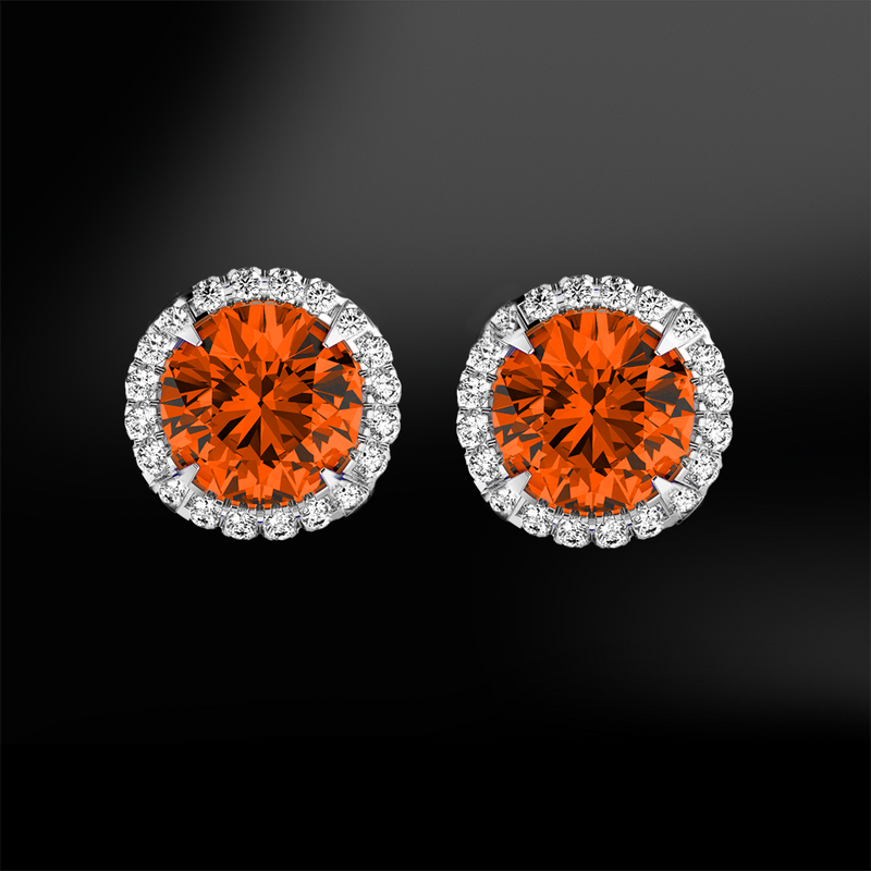 Spessartite 2025 garnet earrings