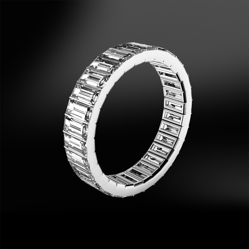 baguette eternity ring 