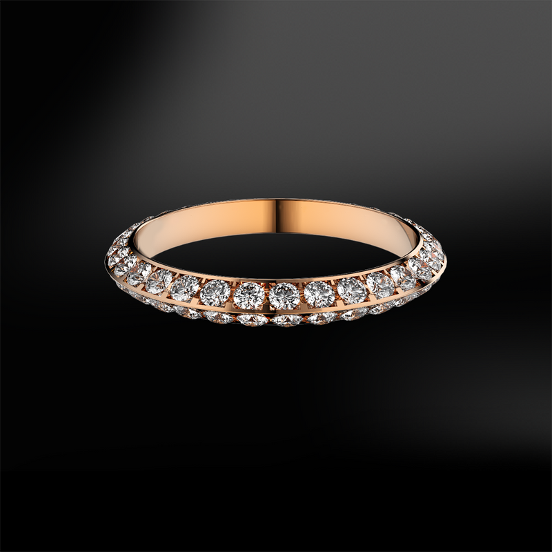 side DIAMOND Eternity Ring