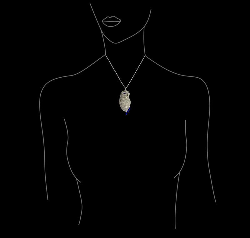 Snowy 2025 owl necklace