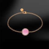 rose quartz - DIAMOND Bracelet