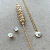 MALACHITE - DIAMOND Earrings