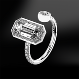 WHITE TOPAZ - DIAMOND Ring